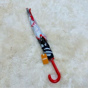 NWT Gymboree Boys Clear Translucent Dinosaur Umbrella (Red/Navy/Black)